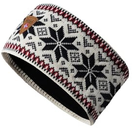 Dale of Norway Standard Garmisch Stirnband, Off-White/Navy/Raspberry 1