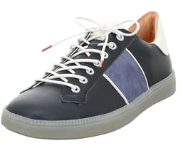 Think! Herren TURNA chromfrei gegerbte nachhaltige Halbschuhe, Navy/Kombi 8000