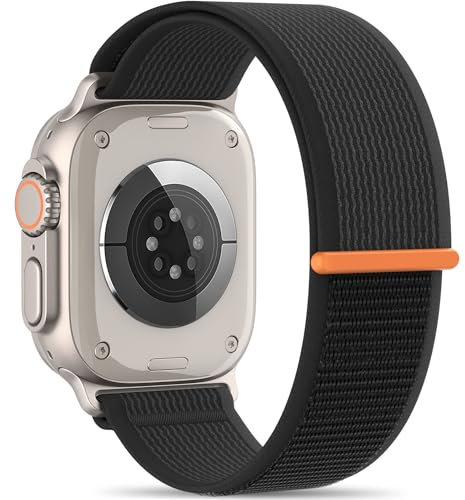 Patenting Trail Loop Nylon Straps Compatible with Apple Watch Straps 49mm 46mm 45mm 44mm 42mm(Series 3/2/1) Women Men,Upgraded Breathable Strap for iWatch Series 10 9 8 7 6 5 4 3 2 1 SE Ultra 2/Ultra