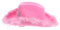 TOYANDONA kopfschmuck kapuzenpullover Cowboyhut mit gebogener Krempe LED-Cowboyhut Grill-Cowboyhut breiter Hut Cosplay-Hüte für Frauen Hut für Cosplay Hut Frauen Westernhut gefühlt Rosa