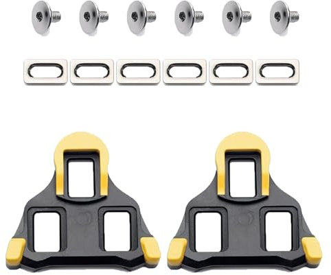 MTB SPD Cleats für Fahrradschuhe | Hochwertige Pedalklampen kompatibel mit Shimano SPD | rutschfest & Langlebig für Mountainbike, Trekking & Rennrad | Inkl. Einstellschrauben & Montagewerkzeug