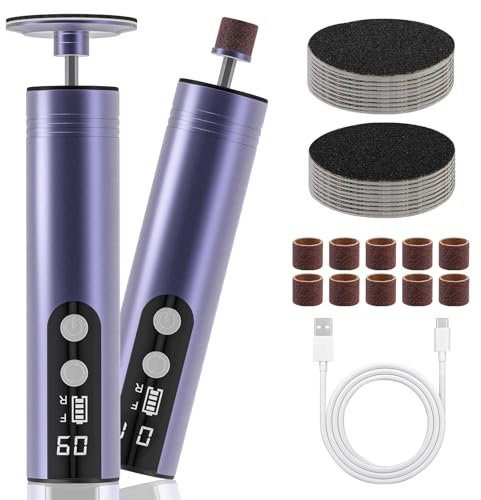 Rapeuse Pieds Electrique Puissante, 2In1 9 Vitesses Réglables Rechargeable RâPe Electrique Pieds pour les Pieds Pedicure Pieds pour Peau Morte Corne Talon avec écran Numérique