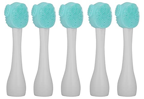 Fictory 5-teiliges Silikon-Gesichtsreinigungsbürsten-Set, Anti-Schwellen- und Faltenpflege, langlebig und umweltfreundlich