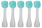 Fictory 5-teiliges Silikon-Gesichtsreinigungsbürsten-Set, Anti-Schwellen- und Faltenpflege, langlebig und umweltfreundlich