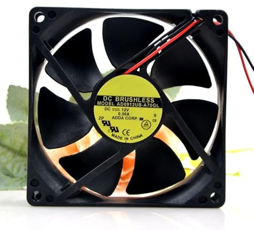 New Cooling Fan AD0912UB-A70GL 9225 DC12v 0.3A 9cm dual ball case fan