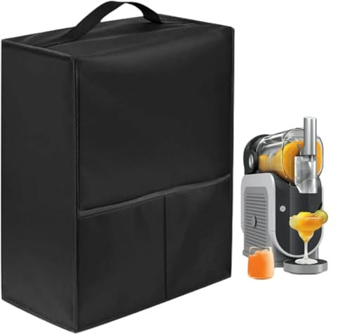 Slushi Maschine Abdeckung, Ninja Slush Abdeckung, Staubschutz für Eismaschine, Wasserdicht und Staubdichtem, 600D-Nylonmaterial, für Ninja SLUSHi Maschine FS301EU und KLAMER Slush Maschine(48x20x43CM)