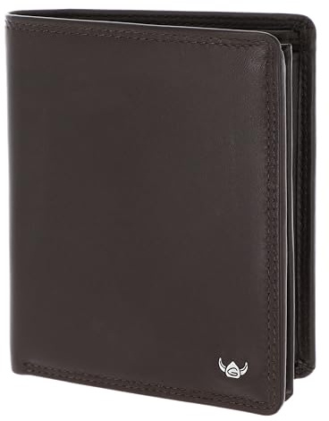 Golden Head Leder Geldbörse Polo RFID Protect Kombischeintasche 1230 Dunkelbraun