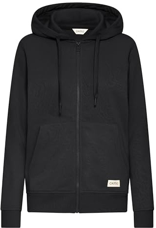 OXMO OXKaren Damen Sweatjacke Kapuzenjacke Hoodie mit Kapuze