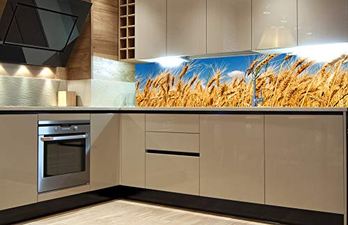 Dimex Küchenrückwand Folie selbstklebend WEIZENFELD | Klebefolie - Dekofolie - Spritzschutz für Küche | Made in EU - 180 cm x 60 cm