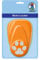 Ursus 19480056 - Motivlocher mit Hebel mittel, Pfote, orange, ausgestanztes Motiv ca. 25,4 mm, aus Kunststoff mit Metallstanze, geeignet für Grammaturen von 160 220 g /qm