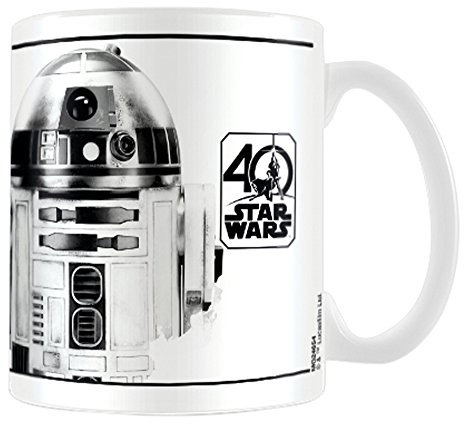 Star Wars 40th Anniversary R2-D2 Coffee Mug, Ceramic, Multi-Colour, 7.9 x 11.00 x 9.3 cm