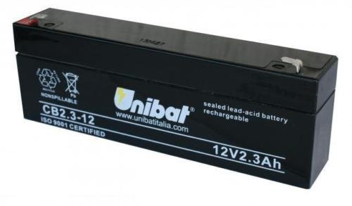 BATTERIA UNIBAT 12V 2.3AH