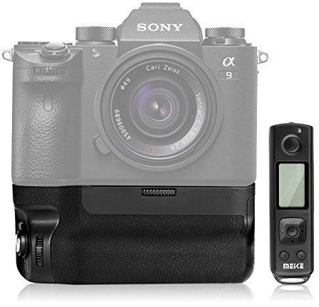 Meike Poignée d'alimentation MK A9 Pro/A7III en VGC3EM avec télécommande intégrée 2,4 GHz pour appareil photo numérique Sony A9 A7R III