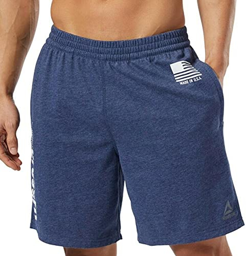 Reebok Herren Crossfit Usa Short, Navy, Small