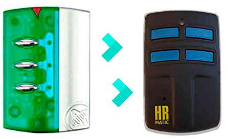 Mando de Garaje Universal HR MULTI 2 compatible con PUJOL VARIO MOON