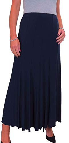 icecoolfashion Women's Full Length Maxi Skirt 38 Fishtail Panelled Style | Smart, Elasticated Waist, Workwear, Business, Office or Formal, Ankle Length, Fully Lined