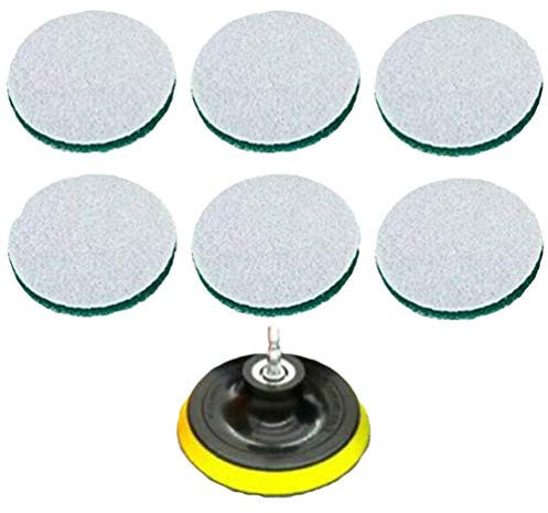 DianShaoA Estropajo Para Taladro Electrico Cepillo Limpieza, Incluye Accesorio Para Taladro Para La Limpieza Del Hogar Azul