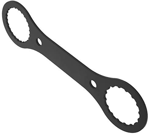Redxiao 【𝐁𝐥𝐚𝐜𝐤 𝐅𝐫𝐢𝐝𝐚𝒚 𝐃𝐞𝐚𝐥𝐬】 Schwarz Bequem zum Einbau des Mountainbike-Innenlagerschlüssels, des Innenlagerschlüssels und des Fahrradkurbel-Demontagewerkzeugs zum Fahren