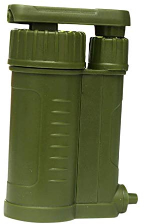 Tubayia Tragbare Wasserfilter Trinkwasserfilter für Outdoor Camping Wandern Notfall