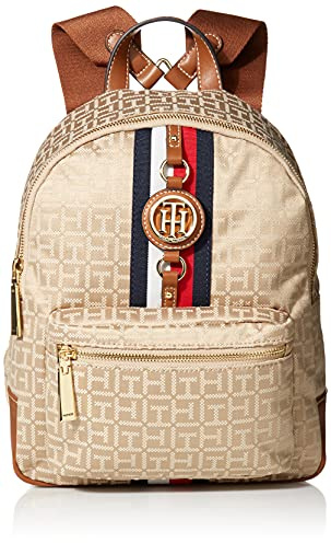 Tommy Hilfiger Damen Jaden Plus Rucksack, Hilfiger Cognac, Einheitsgröße, Jaden Plus Rucksack