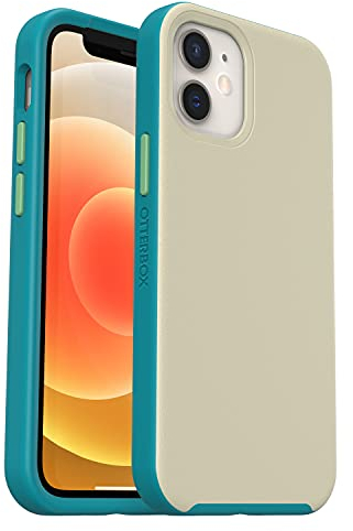 OtterBox Slim Series Case IPhone 12 Mini With MagSafe, Shockproof, Drop Proof, Ultra-Slim, Protective Thin Case, Tested To Military Standard, Grey/Green