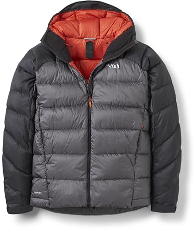Rab Men's Neutrino Pro Down Jacket for Climbing & Mountaineering - Black/Graphene - Large