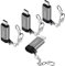 EasyULT USB Typ C Adapter auf Micro USB [4 Pack], USB Typ C (Female) zu Micro-USB (Male) Adapter Kompatibel mit Samsung J6/J5/J4/J3/S7/S7 Edge/S6,Huawei Y7/Y6/P Smart/P8 Lite,LG G4