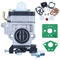 Mtanlo Carburador Desbrozadora de Repuesto para Chino Coupe-Bordure CG430 CG520 BC430 BC520 43CC 52CC,Carburador con Kit de Reparación de Carburador