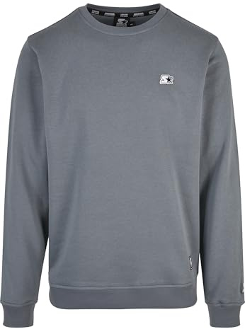STARTER BLACK LABEL Herren Sweatshirt Starter Essential Crewneck, Männer Pullover mit Starter-Stickpatch, Rundhals, Größen S - XXL