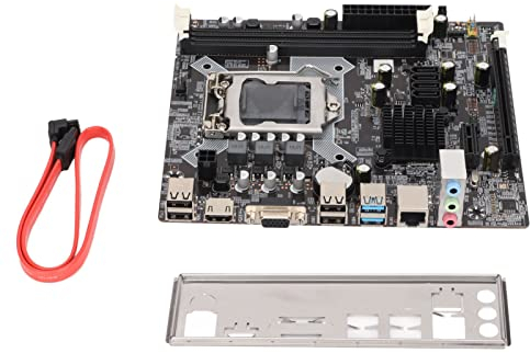 Gaming Motherboard DDR3 Computer Motherboard LGA 1150 for Intel Core 4/5 Generations, Dual DDR3 Channel, VGA/DVI/HDML/RJ45