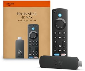 Amazon Fire TV Stick 4K Max streaming device, with AI-powered Fire TV Search, supports Wi-Fi 6E, free & live TV without cable or satellite, find shows faster with Alexa+