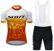Moxilyn Fahrradtrikot Kurzarm Set für Herren Radtrikot T Shirt Radsport Radtrikot Set Fahrrad Trikot Kurzarm+Radhose mit 4D Gel,Ursprüngliche Gaze Radjacke und Radhose,MTB Radtrikot