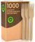 1000 Forchette Ecologiche in Legno di Betulla Monouso 100% Naturali Biodegradabili e Compostabili Posate Usa e Getta