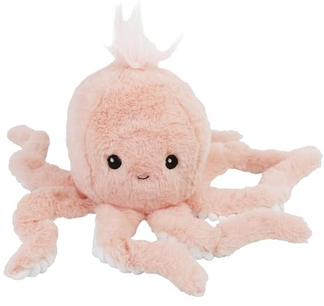MON AMI Odessa 35,6 cm Oktopus Plüschtier,Rosa Plüschtier für Kinder, Meerestierspielzeug, Geschenke für Kinder, Jungen und Mädchen