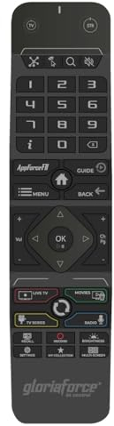 GloriaForce RTX Bluetooth Fernbedienung Mit TV-Steuerung für Duo, Quattro, UNO, Zero