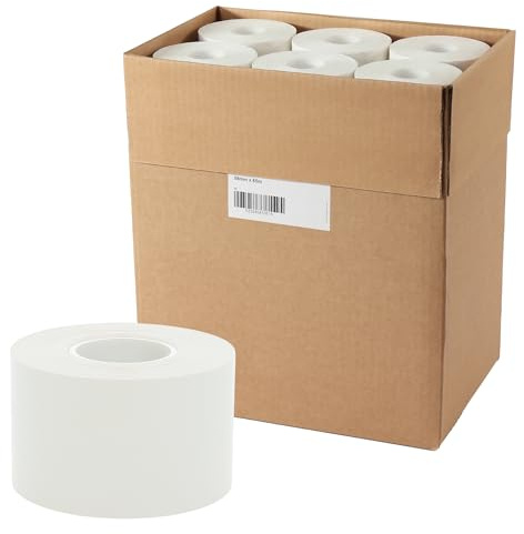 Labelident Thermo Waagenetiketten Linerless für Bizerba Waagen 58 mm, 36 Rollen à 65 m endlos, stark selbstklebend, Ø 98 mm, 40 mm Kern