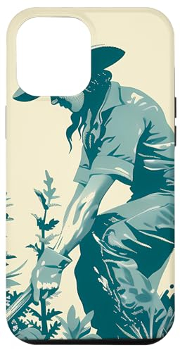 Hülle für iPhone 14 Pro Max Vibrant Duotone Gartenausrüstungs-Set