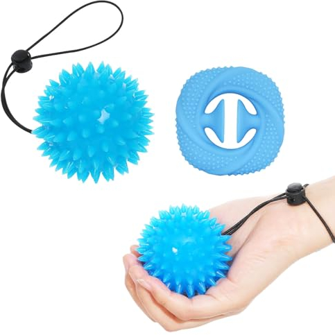 Knetball für Hände Therapie 2 Set,Onlvmyur Handtrainer Fingertrainer Weich Antistressball Massageball Handtrainer, Kräftigung von Hand, Lindert Stress, Angstlinderung