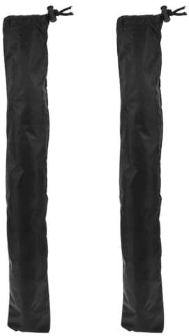 MUCKLILY 2Pcs Windshield Wiper Covers, Protective Windshield Wiper Covers for Wipe Cover Summer Avoid the Sun and Rain, Fit for Cars SUV Trucks Black