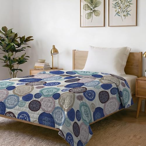 Gedruckt Sommer steppdecke FANTASY, Polyester Füllung, Murrine, 220x270cm