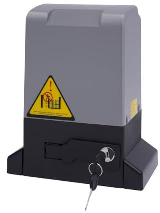 Accionamiento de puerta de garaje de 550 W, accionamiento eléctrico de puerta corredera, 1200 kg, sensor de infrarrojos, accionamiento para puerta de garaje, puerta corredera, mando a distancia,