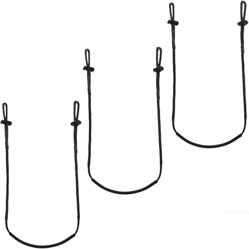 ZIVOXIA Kletterstockhilfe für die Jagd, Gänseblümchenkette, einstufige Hilfe, handgeflochten, 4,5 m, leichtes Seil, Leiter, Baumständer, Stufe – wiegt nur 45 g (3 Stück)