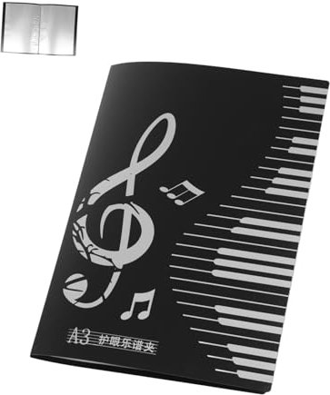 ifundom Music Folder Piano Holder Music Score Storage Plastic Holder for Piano Choir Pages