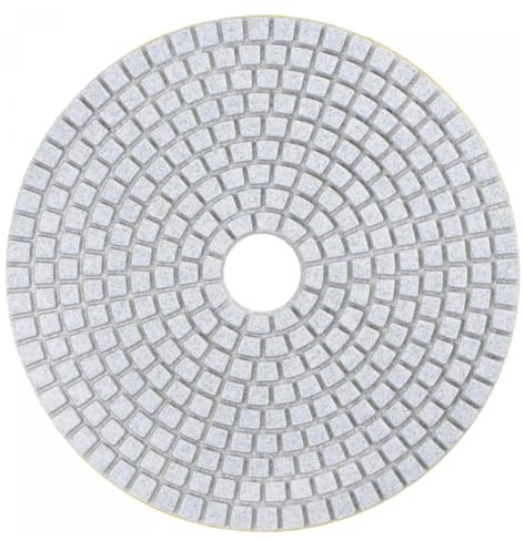 MiJunHD Disque de polissage diamanté 180 mm 500 disques abrasifs pour ponceuse et polisseuse pour granit, marbre, béton et pierre, crochet disque support (1 pièce)