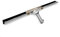 ROLLINGDOG 24 Rubber Floor Squeegee Attachable Extension Pole with 1/4 Non-Marking Blade for Concrete and Large Floor,Garage,Warehouse Cleaning