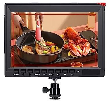 Kamerafeldmonitor 7-Zoll-DSLR-Kamera-Feldmonitor 4K AV-Eingang IPS HD 1280 x 800 LCD-Display Video Assist Protable for Kamera Detaillierteres Bild(US Charger RGB)