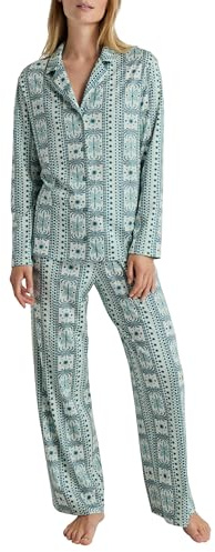 CALIDA Season Special Pyjama, durchgeknöpft Damen, aus 100% Supima Baumwolle