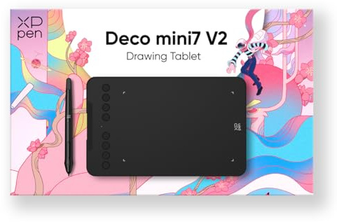 XP-Pen Deco Mini7 V2 tableta digitalizadora 16K Android Windows