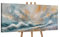 YS-Art Schöne acrylbilder landschaftsbilder Gemälde auf Leinwand handgemalt Wandbild Wohnzimmer modern kraftvoll Wohndekor Bilder Büro echte Kunst Berühmte 115x50 cm