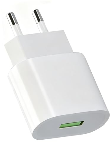 USB Ladegerät, 18W Quick Charge 3.0 Schnellladegerät USB Netzteil für Samsung S10 S9 S8 Android Charger, S25 S24 S23 S22 S21 S20 A56 A55 A36 A35 A26 A25 A16 Ladestecker Stecker Netzteil